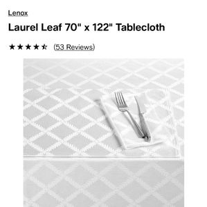 Lenox table cloth